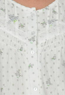 nightgown button down front