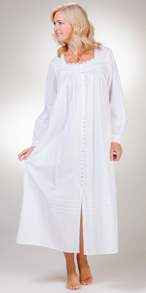 nightgown button down front