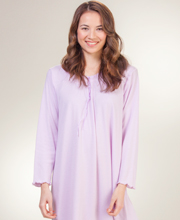 thermal long sleeve nightgowns