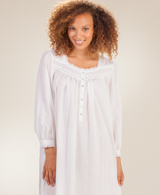 thermal long sleeve nightgowns