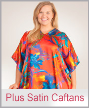 plus caftans satin loungers