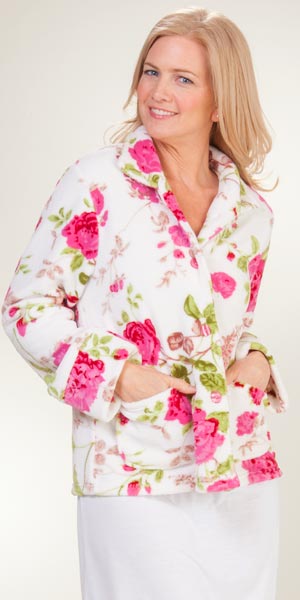 Women's Floral Bed Jacket
