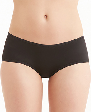 Seamless boyleg panty with light support - Black. Colour: black. Size: s/m