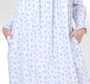 long rayon nightgowns